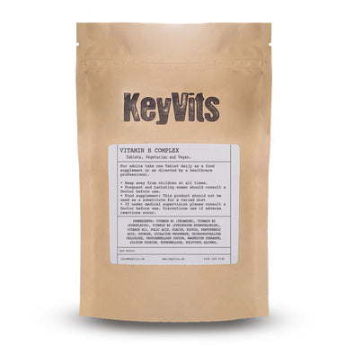 Vitamin B Complex, Vegetarian & Vegan Tablets, for Skin, Vision, Energy & Immune Support